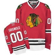 Reebok EDGE Clark Griswold Chicago Blackhawks 00 Authentic Home Jersey - Red