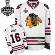 Reebok Andrew Ladd Chicago Blackhawks Premier With Stanley Cup Finals Jersey - White
