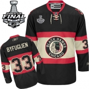 Reebok EDGE Dustin Byfuglien Chicago Blackhawks Authentic New Third With Stanley Cup Finals Jersey - Black