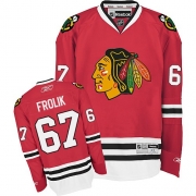 Reebok Michael Frolik Chicago Blackhawks Premier Jersey - Red