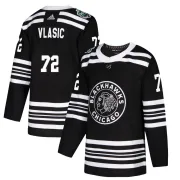 Adidas Alex Vlasic Chicago Blackhawks Youth Authentic 2019 Winter Classic Jersey - Black