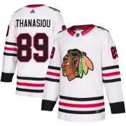 Adidas Andreas Athanasiou Chicago Blackhawks Men's Authentic Away Jersey - White