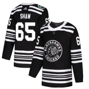 Adidas Andrew Shaw Chicago Blackhawks Youth Authentic 2019 Winter Classic Jersey - Black