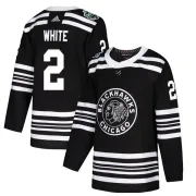Adidas Bill White Chicago Blackhawks Youth Authentic Black 2019 Winter Classic Jersey - White