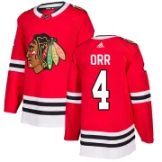 Adidas Bobby Orr Chicago Blackhawks Men's Authentic Home Jersey - Red