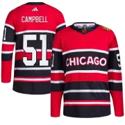 Adidas Brian Campbell Chicago Blackhawks Men's Authentic Reverse Retro 2.0 Jersey - Red