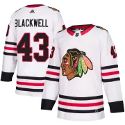 Adidas Colin Blackwell Chicago Blackhawks Men's Authentic Away Jersey - White