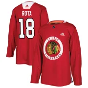 Adidas Darcy Rota Chicago Blackhawks Men's Authentic Home Practice Jersey - Red
