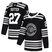 Adidas Darryl Sutter Chicago Blackhawks Youth Authentic 2019 Winter Classic Jersey - Black