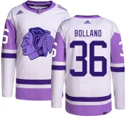Adidas Dave Bolland Chicago Blackhawks Men's Authentic Hockey Fights Cancer Jersey