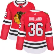 Adidas Dave Bolland Chicago Blackhawks Women's Authentic Home Jersey - Red
