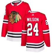 Adidas Doug Wilson Chicago Blackhawks Men's Authentic Home Jersey - Red