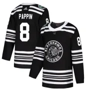 Adidas Jim Pappin Chicago Blackhawks Youth Authentic 2019 Winter Classic Jersey - Black