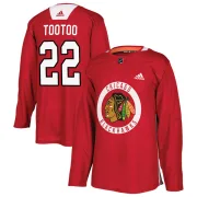 Adidas Jordin Tootoo Chicago Blackhawks Youth Authentic Home Practice Jersey - Red