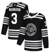 Adidas Keith Magnuson Chicago Blackhawks Youth Authentic 2019 Winter Classic Jersey - Black