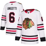 Adidas Lou Angotti Chicago Blackhawks Youth Authentic Away Jersey - White