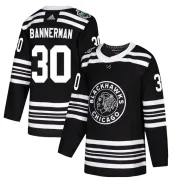 Adidas Murray Bannerman Chicago Blackhawks Youth Authentic 2019 Winter Classic Jersey - Black