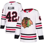 Adidas Nolan Allan Chicago Blackhawks Men's Authentic Away Jersey - White