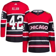 Adidas Nolan Allan Chicago Blackhawks Youth Authentic Reverse Retro 2.0 Jersey - Red
