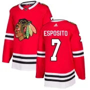 Adidas Phil Esposito Chicago Blackhawks Men's Authentic Home Jersey - Red