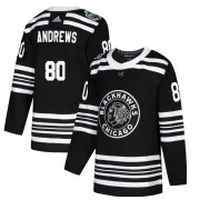 Adidas Zach Andrews Chicago Blackhawks Youth Authentic 2019 Winter Classic Jersey - Black