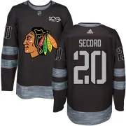 Al Secord Chicago Blackhawks Youth Authentic 1917-2017 100th Anniversary Jersey - Black