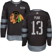 CM Punk Chicago Blackhawks Youth Authentic 1917-2017 100th Anniversary Jersey - Black