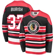 Fanatics Branded Adam Burish Chicago Blackhawks Men's Premier Breakaway Heritage Jersey - Red/Black