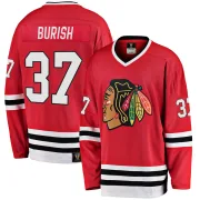 Fanatics Branded Adam Burish Chicago Blackhawks Youth Premier Breakaway Heritage Jersey - Red