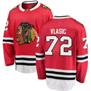 Fanatics Branded Alex Vlasic Chicago Blackhawks Men's Breakaway Home Jersey - Red