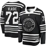 Fanatics Branded Alex Vlasic Chicago Blackhawks Men's Premier Breakaway Alternate 2019/20 Jersey - Black