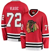Fanatics Branded Alex Vlasic Chicago Blackhawks Youth Premier Breakaway Heritage Jersey - Red