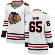Fanatics Branded Andrew Shaw Chicago Blackhawks Women's Breakaway Away Jersey - White