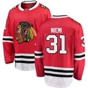 Fanatics Branded Antti Niemi Chicago Blackhawks Men's Breakaway Home Jersey - Red