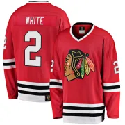 Fanatics Branded Bill White Chicago Blackhawks Men's Premier Breakaway Red Heritage Jersey - White