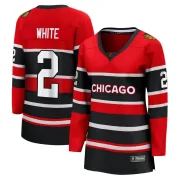 Fanatics Branded Bill White Chicago Blackhawks Women's Breakaway Red Special Edition 2.0 Jersey - White
