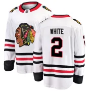 Fanatics Branded Bill White Chicago Blackhawks Youth Breakaway Away Jersey - White