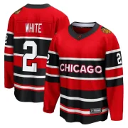 Fanatics Branded Bill White Chicago Blackhawks Youth Breakaway Red Special Edition 2.0 Jersey - White