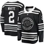 Fanatics Branded Bill White Chicago Blackhawks Youth Premier Breakaway Black Alternate 2019/20 Jersey - White
