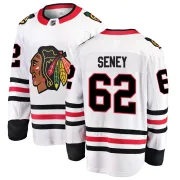 Fanatics Branded Brett Seney Chicago Blackhawks Men's Breakaway Away Jersey - White
