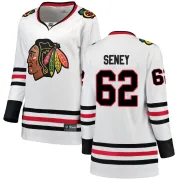 Fanatics Branded Brett Seney Chicago Blackhawks Women's Breakaway Away Jersey - White