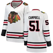 Fanatics Branded Brian Campbell Chicago Blackhawks Women's Breakaway Away Jersey - White
