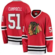 Fanatics Branded Brian Campbell Chicago Blackhawks Youth Premier Breakaway Heritage Jersey - Red