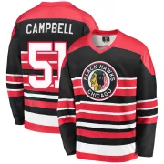 Fanatics Branded Brian Campbell Chicago Blackhawks Youth Premier Breakaway Heritage Jersey - Red/Black