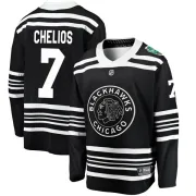 Fanatics Branded Chris Chelios Chicago Blackhawks Men's Breakaway 2019 Winter Classic Jersey - Black