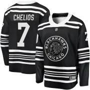 Fanatics Branded Chris Chelios Chicago Blackhawks Men's Premier Breakaway Alternate 2019/20 Jersey - Black
