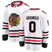 Fanatics Branded Clark Griswold Chicago Blackhawks Men's Breakaway Away Jersey - White