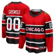 Fanatics Branded Clark Griswold Chicago Blackhawks Youth Breakaway Special Edition 2.0 Jersey - Red