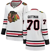 Fanatics Branded Cole Guttman Chicago Blackhawks Women's Breakaway Away Jersey - White