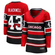Fanatics Branded Colin Blackwell Chicago Blackhawks Women's Breakaway Red Special Edition 2.0 Jersey - Black